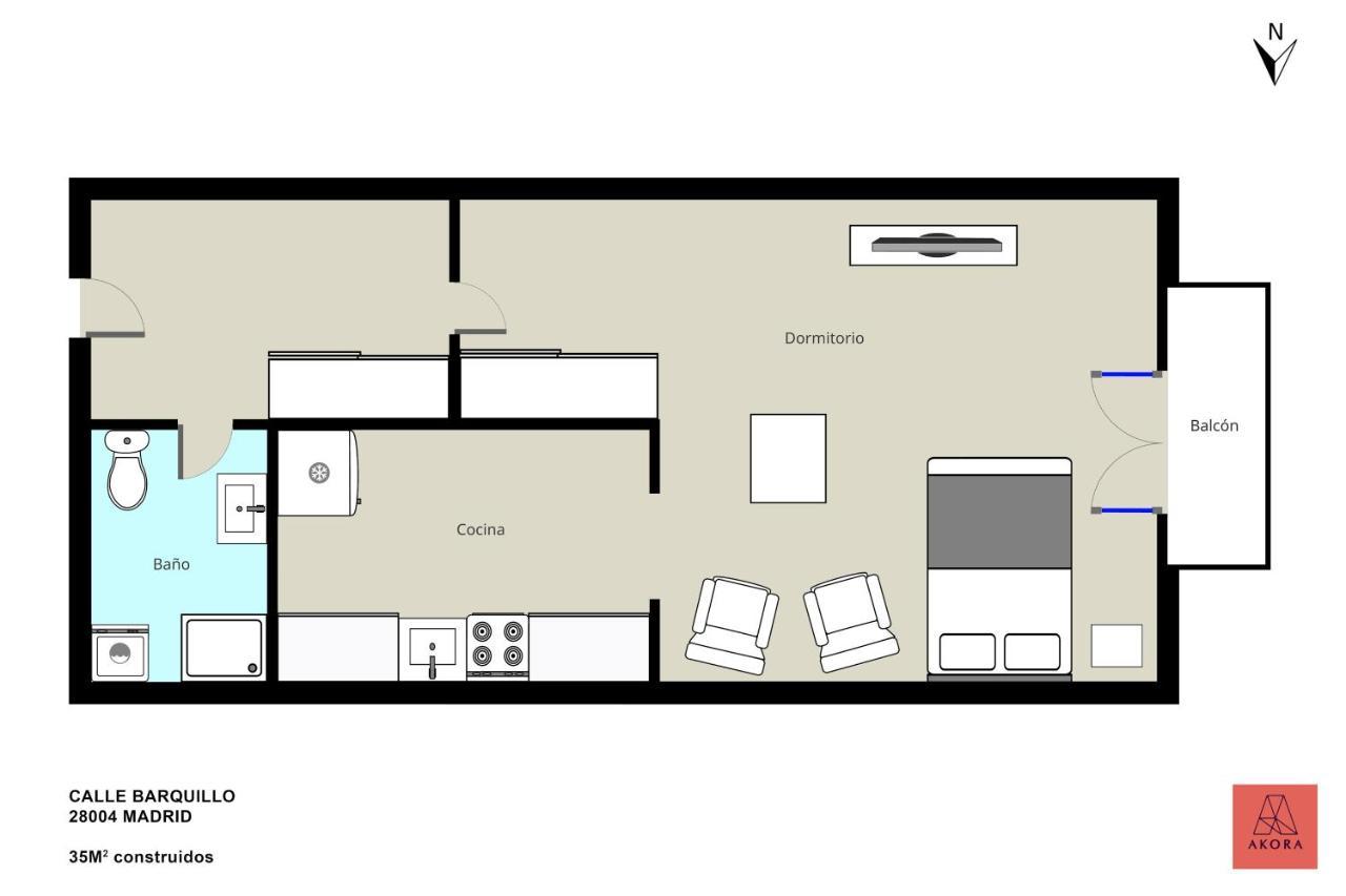 Estudio Calle Del Barquillo มาดริด ภายนอก รูปภาพ